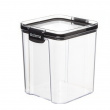 Canister, 920 ml, TRITAN ULTRA SQUARE, Clear / Black