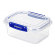 Food box, 1L, KLIP IT PLUS RECTANGLE, 18 x 13 x H 8 cm, Transparent / Blue Food box, 1L, KLIP IT PLUS RECTANGLE, 18 x 13 x H 8 cm, Transparent / Blue