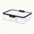 Canister, 1,73 L, TRITAN ULTRA LARGE RECTANGLE, Clear / Black Canister, 1,73 L, TRITAN ULTRA LARGE RECTANGLE, Clear / Black