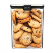 Canister, 2,75L, TRITAN ULTRA LARGE SQUARE, Clear / Black Canister, 2,75L, TRITAN ULTRA LARGE SQUARE, Clear / Black