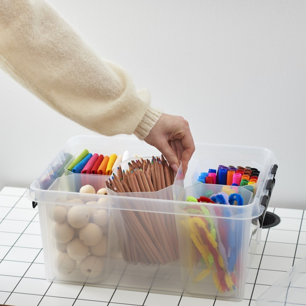 Compartiment, 1,6L, SMARTSTORE INSERT, 13 x 12 x H 15 cm, Transparent in the group Storage / Kitchen storage / Storage bins and jars at SmartaSaker.se (40331)