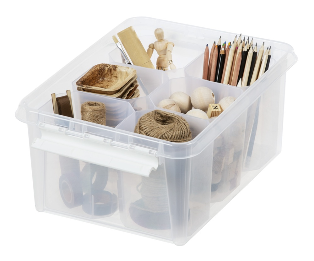 Compartiment, 1,6L, SMARTSTORE INSERT, 13 x 12 x H 15 cm, Transparent in the group Storage / Kitchen storage / Storage bins and jars at SmartaSaker.se (40331)