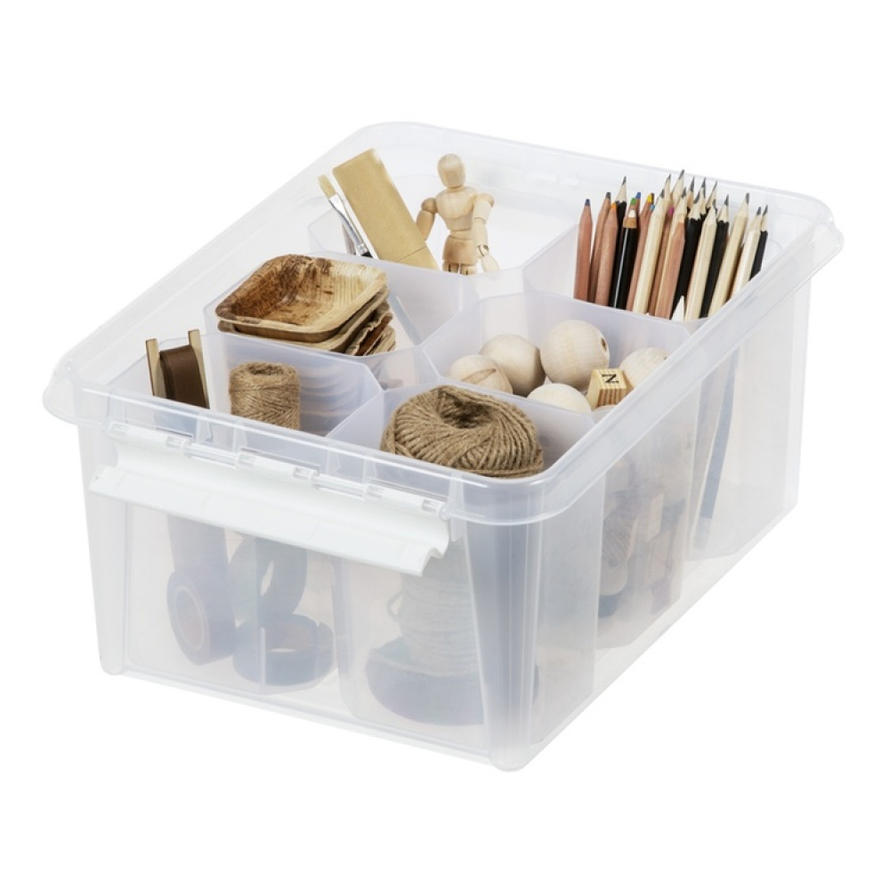 Compartiment, 1,6L, SMARTSTORE INSERT, 13 x 12 x H 15 cm, Transparent in the group Storage / Kitchen storage / Storage jars at SmartaSaker.se (40331)
