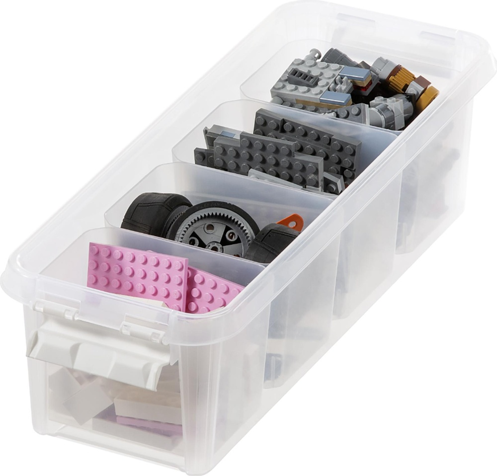 Container, SMARTSTORE INSERT, 12 x 9 x H 9 cm, Transparent in the group Storage / Kitchen storage / Storage bins and jars at SmartaSaker.se (40333)