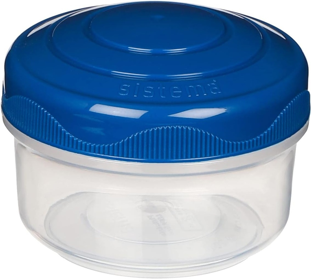 Containers for snack, 130 ml, Set of 3, SISTEMA MINI BITES, Mint / Blue in the group Storage / Kitchen storage / Storage bins and jars / Sistema at SmartaSaker.se (40336)