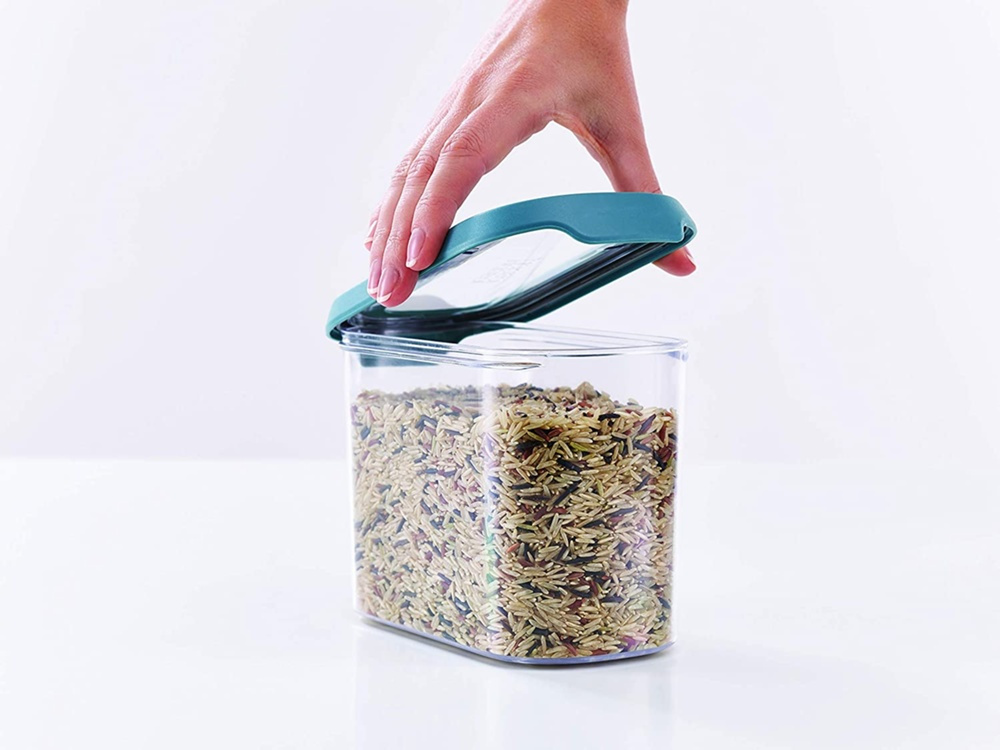 Container Set, 5-piece, CUPBOARD-STORE, Joseph Joseph, Clear / Blue in the group Storage / Kitchen storage / Storage bins and jars at SmartaSaker.se (40340)