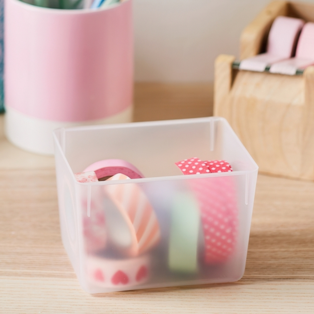 Compartiments, set of 4, SMARTSTORE SPECIAL INSERTS, 12 x 9 x H 9 cm, Transparent in the group Storage / Storage boxes / SmartStore storage boxes at SmartaSaker.se (40350)