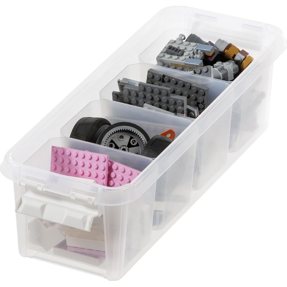 Compartiments, set of 4, SMARTSTORE SPECIAL INSERTS, 12 x 9 x H 9 cm, Transparent in the group Storage / Storage boxes / SmartStore storage boxes at SmartaSaker.se (40350)