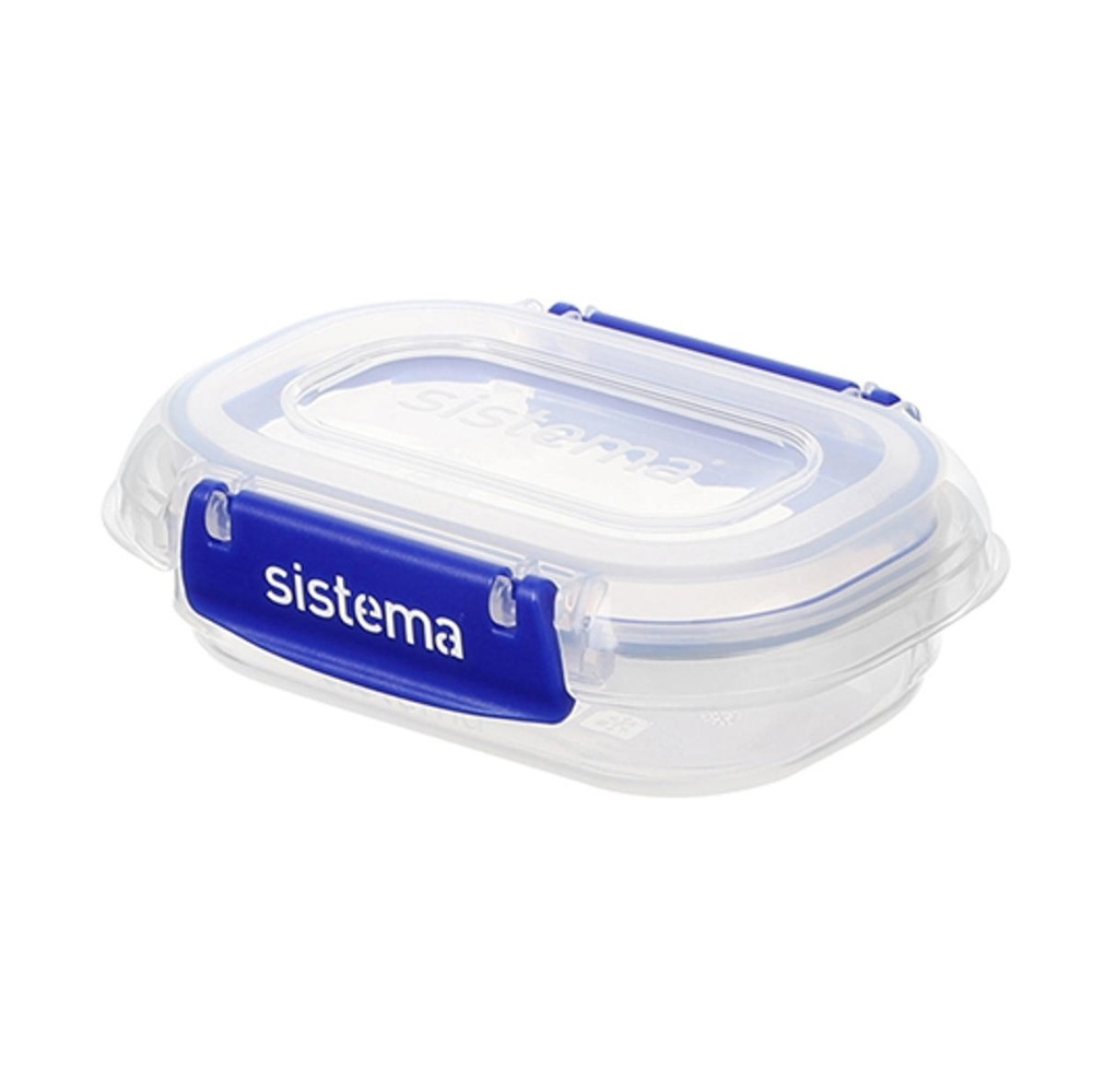 Food boxes, Mini , 180 ml, Set of 3, KLIP IT PLUS SPECIAL, Transparent / Blue in the group Storage / Kitchen storage / Food containers / Plastic at SmartaSaker.se (40351)