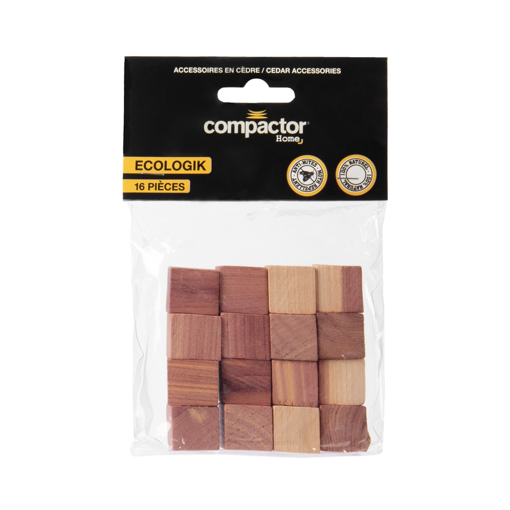 Cedar Cubes, Set of 16, RED CEDAR, 2 x 2 x 2 cm, Nature in the group Storage / Wardrobe storage at SmartaSaker.se (40362)