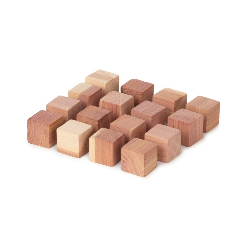 Cedar Cubes, Set of 16, RED CEDAR, 2 x 2 x 2 cm, Nature in the group Storage / Wardrobe storage at SmartaSaker.se (40362)