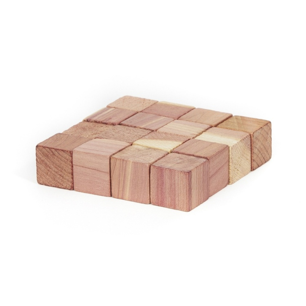 Cedar Cubes, Set of 16, RED CEDAR, 2 x 2 x 2 cm, Nature in the group Storage / Wardrobe storage at SmartaSaker.se (40362)