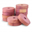 Ceder wood rings, Set of 12, LEGNO DI CEDRO, Ø 4 cm, Nature Ceder wood rings, Set of 12, LEGNO DI CEDRO, Ø 4 cm, Nature