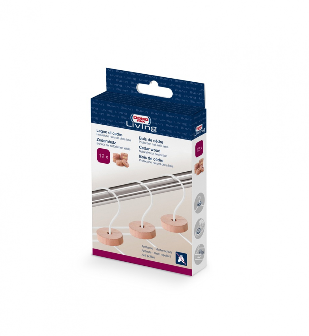 Ceder wood rings, Set of 12, LEGNO DI CEDRO, Ø 4 cm, Nature in the group Storage / Wardrobe storage at SmartaSaker.se (40364)