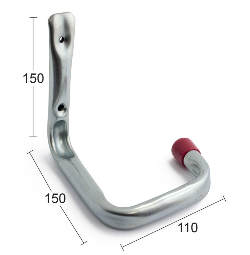 Utility hook / Bicycle hook, 15 cm, HABO, Steel in the group Storage / Storage room and garage / Utensil holders at SmartaSaker.se (40367)