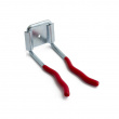 Vacuum hose holder / Utility hook , HABO, 13 cm, Silver / Red Vacuum hose holder / Utility hook , HABO, 13 cm, Silver / Red