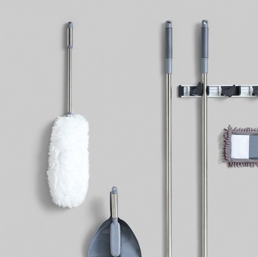 Micro-fiber duster, PLUMEU, 76 cm, White / Silver in the group Storage / Cleaning and waste sorting at SmartaSaker.se (40371)