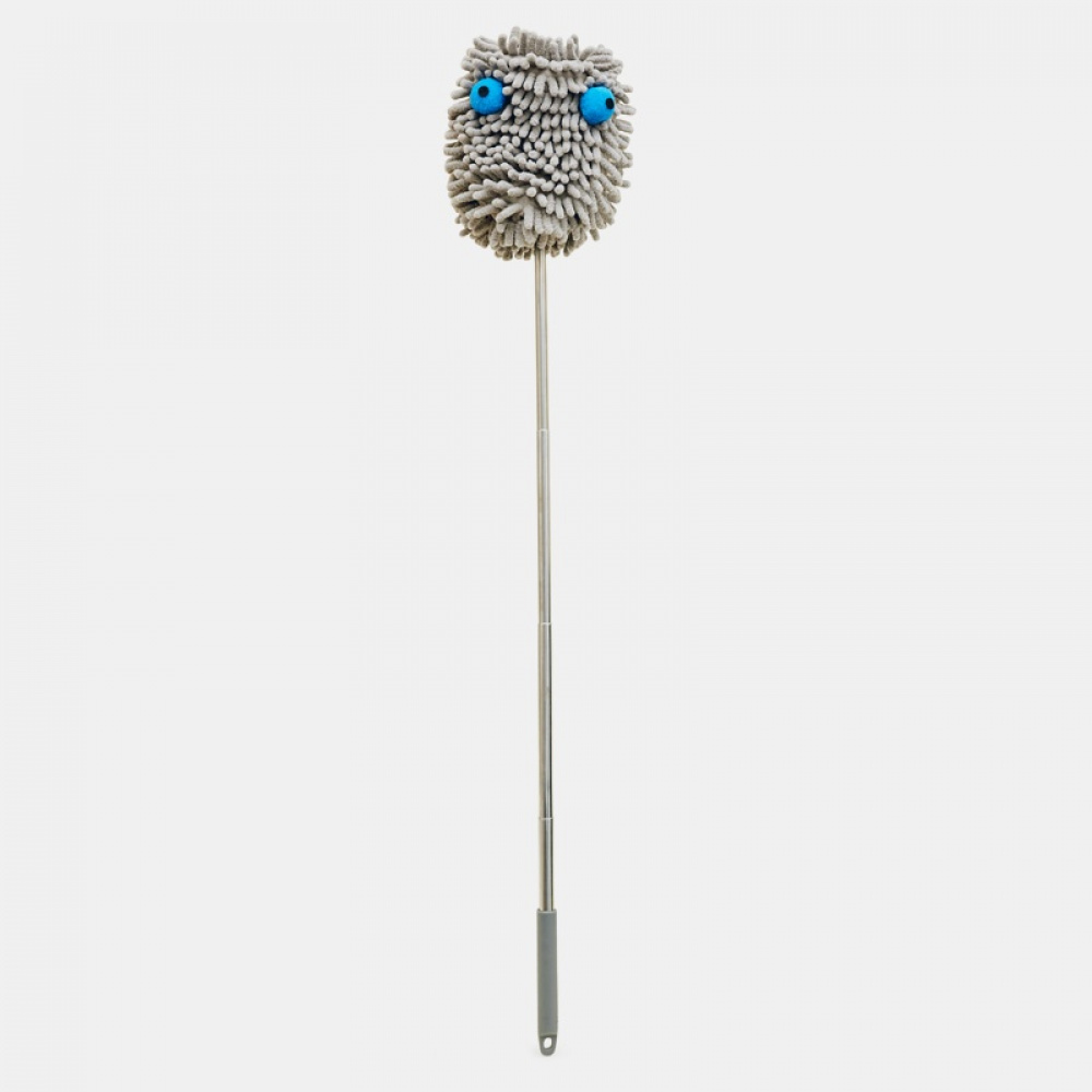 Micro-fiber duster, TELESCOPIC MONSTER DUSTER, 36 ~ 98 cm, Kikkerland, Light Grey / Silver in the group Storage / Cleaning and waste sorting at SmartaSaker.se (40372)