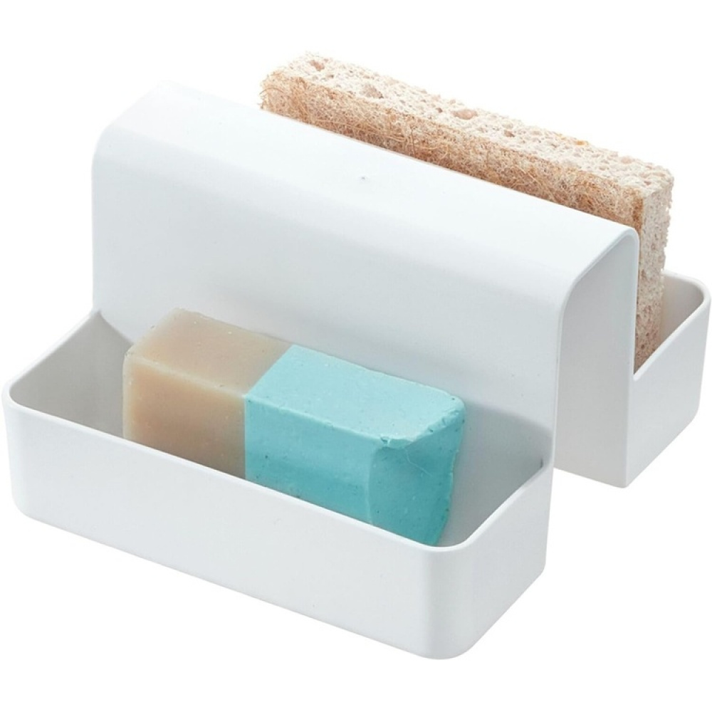 Sink Caddy, Recycled plastic, ID RPET SINK SADDLE, 14,6 x 14 x H 9 cm, White in the group Storage / Kitchen storage / Dish racks and sink accessories at SmartaSaker.se (40378)