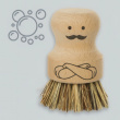 Dish Brush in wood, MR SCRUBBER, Nature