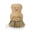 Dish Brush in wood, MRS SCRUBBER, Nature