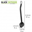 Washing up Brush with scraper, OUTDOOR, Black Washing up Brush with scraper, OUTDOOR, Black