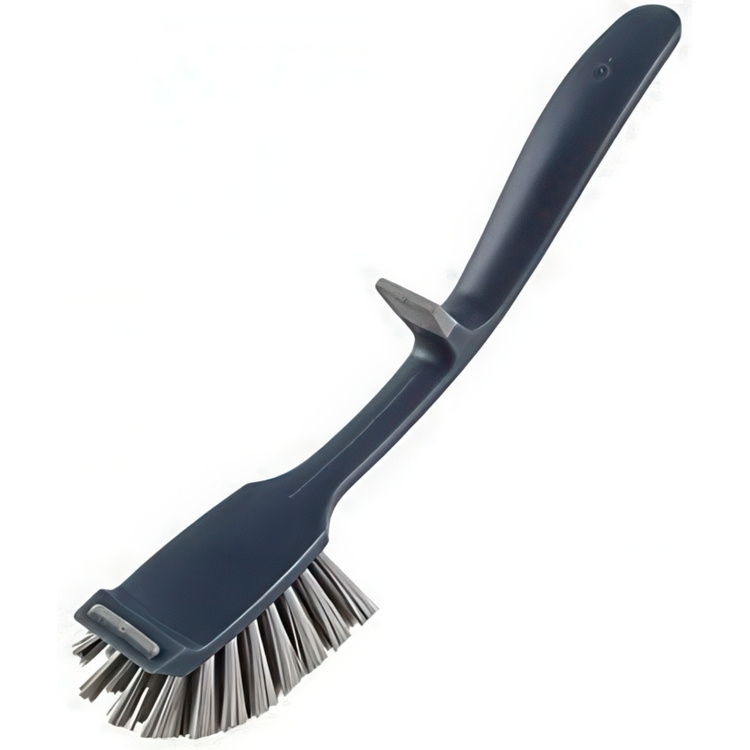 Dish Brush with sink rest and scraper, EDGE, Joseph Joseph, Grey in the group Storage / Cleaning and waste sorting / Cloths and brushes at SmartaSaker.se (40387)