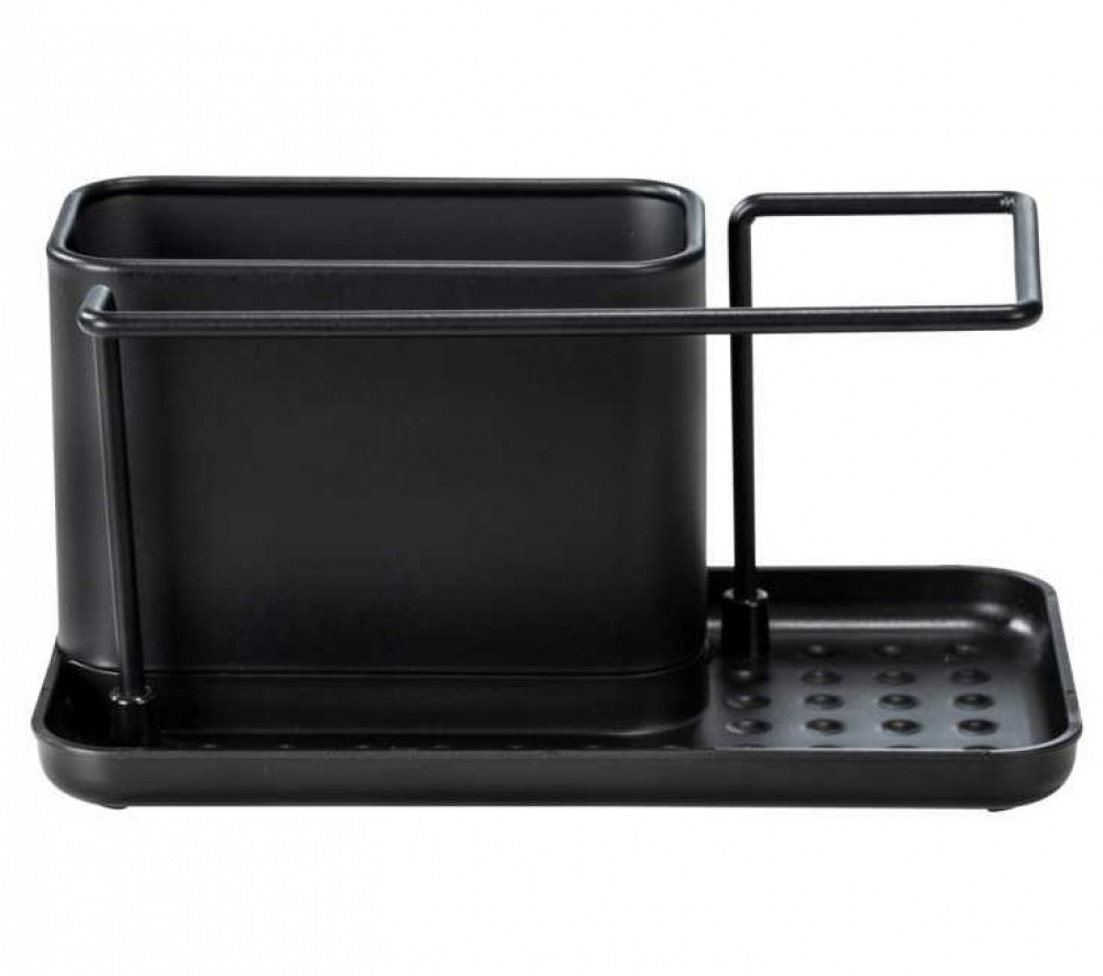Sink tidy in metal, OUTDOOR KITCHEN, 21 x 12 x H 10,5 cm, Black in the group Storage / Kitchen storage / Dish racks and sink accessories at SmartaSaker.se (40393)