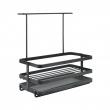 Sink organizer in metal, TOKYO, 23 x 11 x H 24 cm, Black Sink organizer in metal, TOKYO, 23 x 11 x H 24 cm, Black