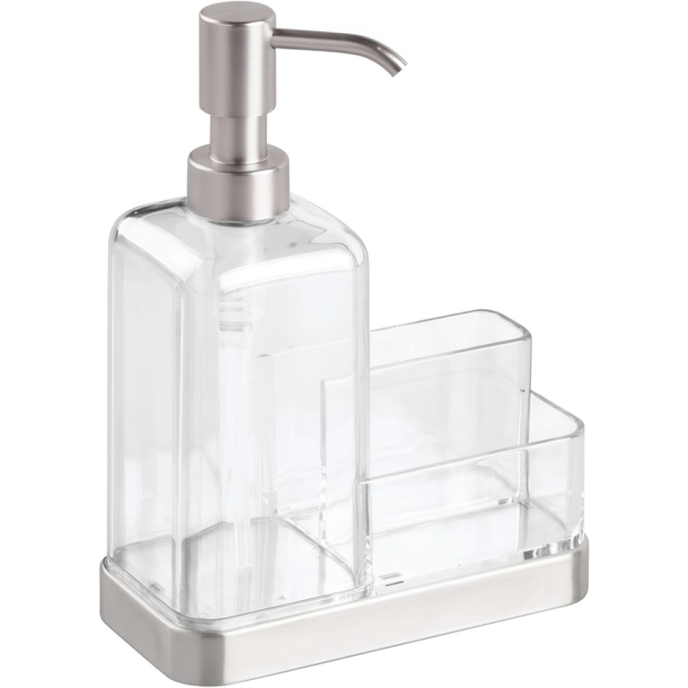 Sink Caddy, FORMA PUMP CADDY, Clear / Silver in the group Storage / Kitchen storage / Dish racks and sink accessories at SmartaSaker.se (40396)