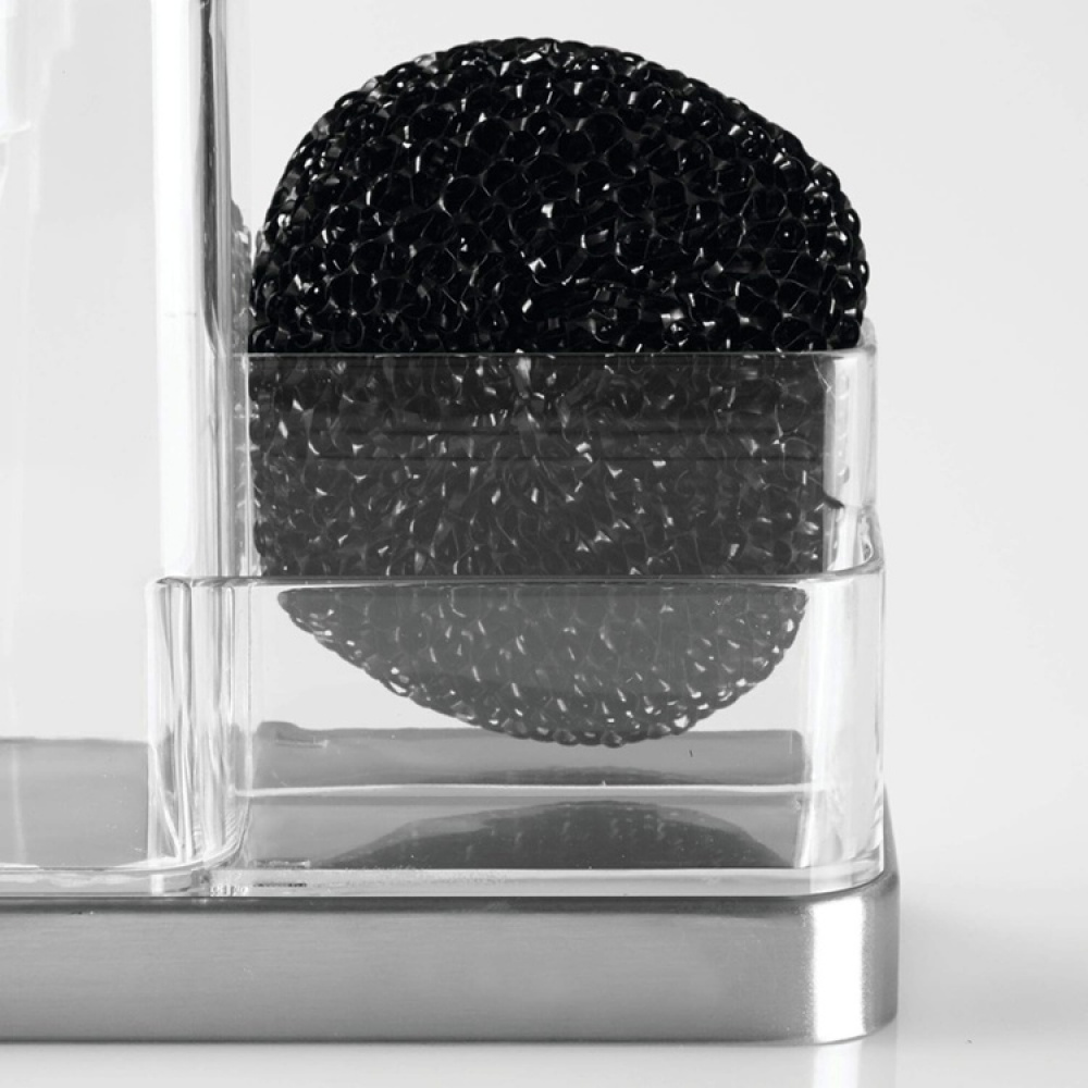 Sink Caddy, FORMA PUMP CADDY, Clear / Silver in the group Storage / Kitchen storage / Dish racks and sink accessories at SmartaSaker.se (40396)