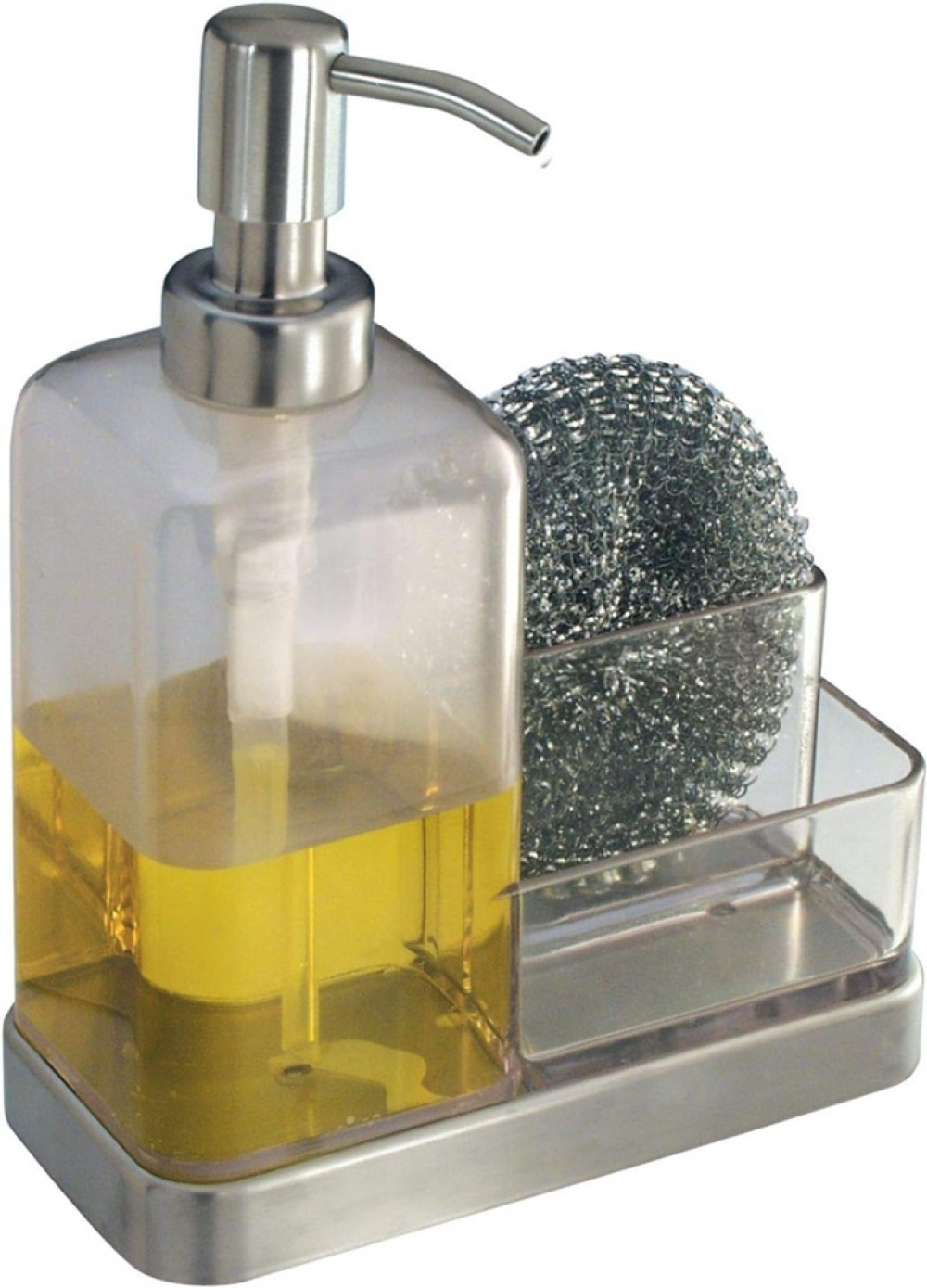 Sink Caddy, FORMA PUMP CADDY, Clear / Silver in the group Storage / Kitchen storage / Dish racks and sink accessories at SmartaSaker.se (40396)
