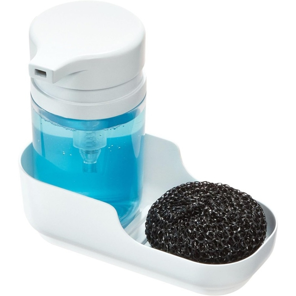 Sink Caddy, ID RPET SOAP PUMP AND TRAY, White / clear in the group Storage / Kitchen storage / Dish racks and sink accessories at SmartaSaker.se (40397)