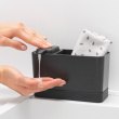 Sink tidy with Soap Dispenser, SINK ORGANISER SET, 8,5 x 19 x H 11,5 cm, Brabantia, Dark Grey Sink tidy with Soap Dispenser, SINK ORGANISER SET, 8,5 x 19 x H 11,5 cm, Brabantia, Dark Grey