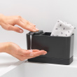 Sink tidy with Soap Dispenser, SINK ORGANISER SET, 8,5 x 19 x H 11,5 cm, Brabantia, Dark Grey Sink tidy with Soap Dispenser, SINK ORGANISER SET, 8,5 x 19 x H 11,5 cm, Brabantia, Dark Grey
