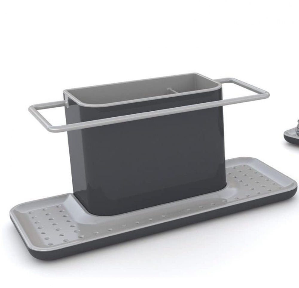 Sink tidy, SINK-CADDY LARGE, 30,5 x 13 x H 13 cm Joseph Joseph, Dark Grey in the group Storage / Kitchen storage / Dish racks and sink accessories at SmartaSaker.se (40406)