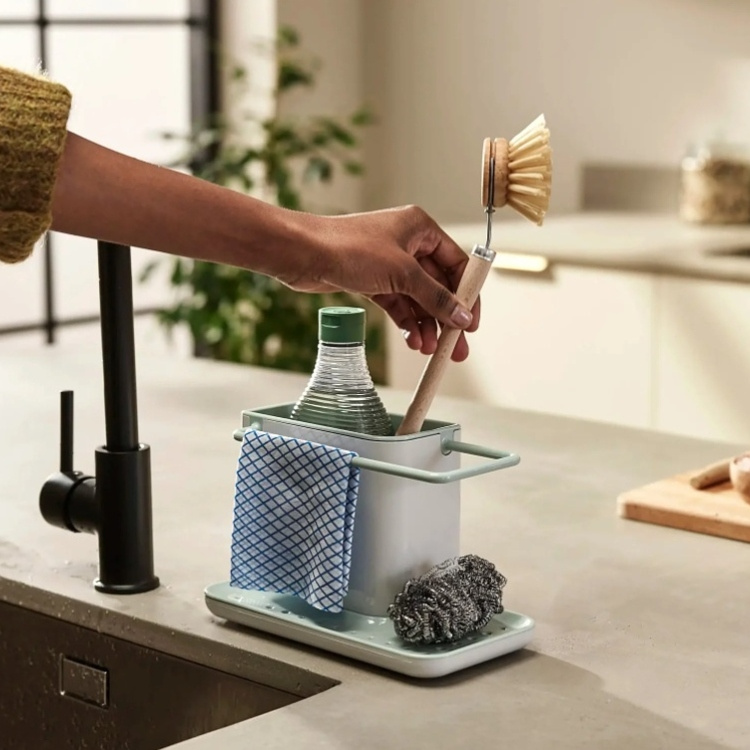 Sink storage with dishcloth holder, Joseph Joseph in the group Storage / Kitchen storage / Dish racks and sink accessories at SmartaSaker.se (40407)