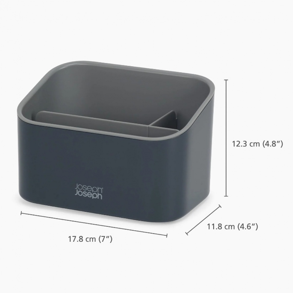 Sink tidy, Tiered, SINKSTORE, Joseph Joseph, 17,5 x 12 x H 12 cm, Grey in the group Storage / Kitchen storage / Dish racks and sink accessories at SmartaSaker.se (40408)