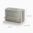 Sink tidy, SURFACES STAINLESS STEEL SINK CADDY, Joseph Joseph, Silver / Light Grey