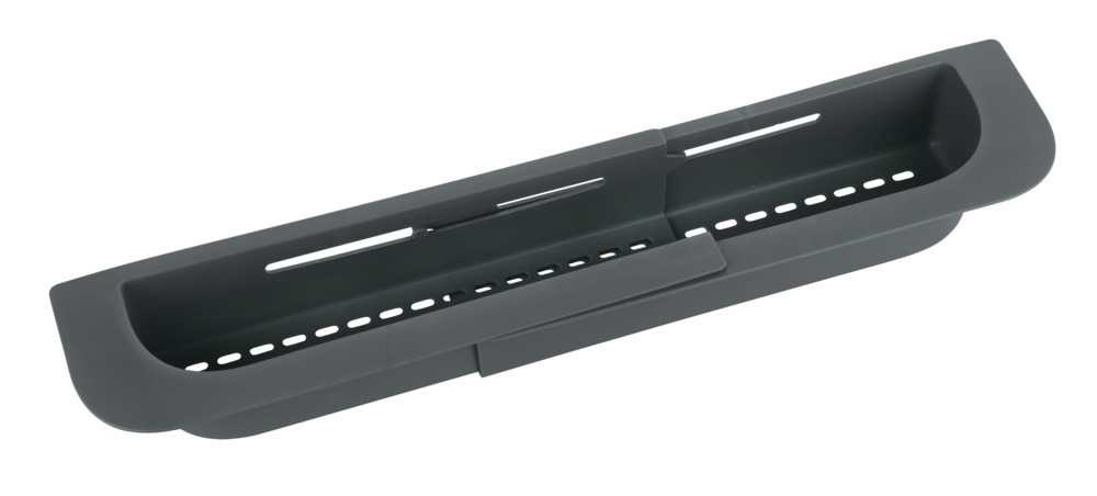 Sink Caddy , Over Sink, FINO, 35,5 ~ 49,4 x 8,5 x H 5,5 cm, Dark Grey in the group Storage / Kitchen storage / Dish racks and sink accessories at SmartaSaker.se (40412)