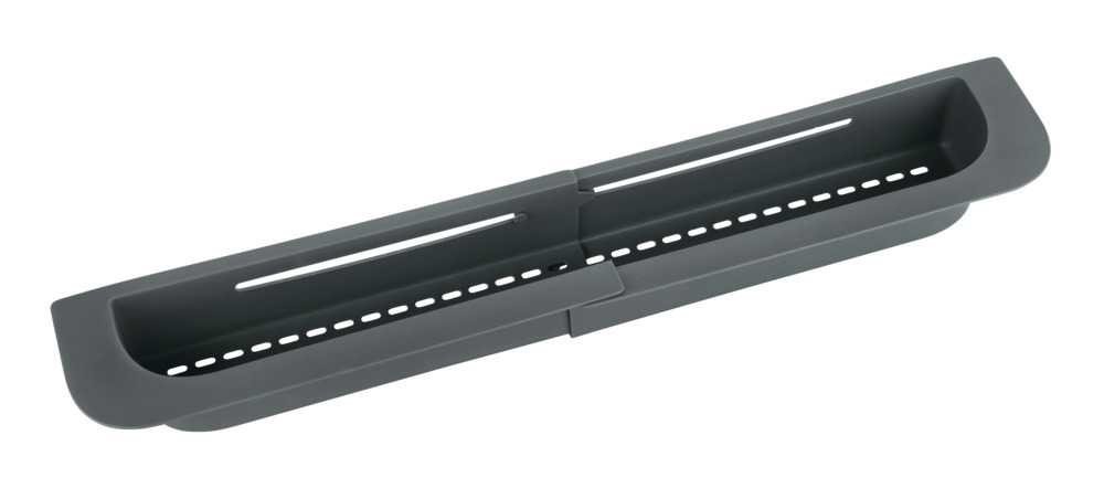 Sink Caddy , Over Sink, FINO, 35,5 ~ 49,4 x 8,5 x H 5,5 cm, Dark Grey in the group Storage / Kitchen storage / Dish racks and sink accessories at SmartaSaker.se (40412)