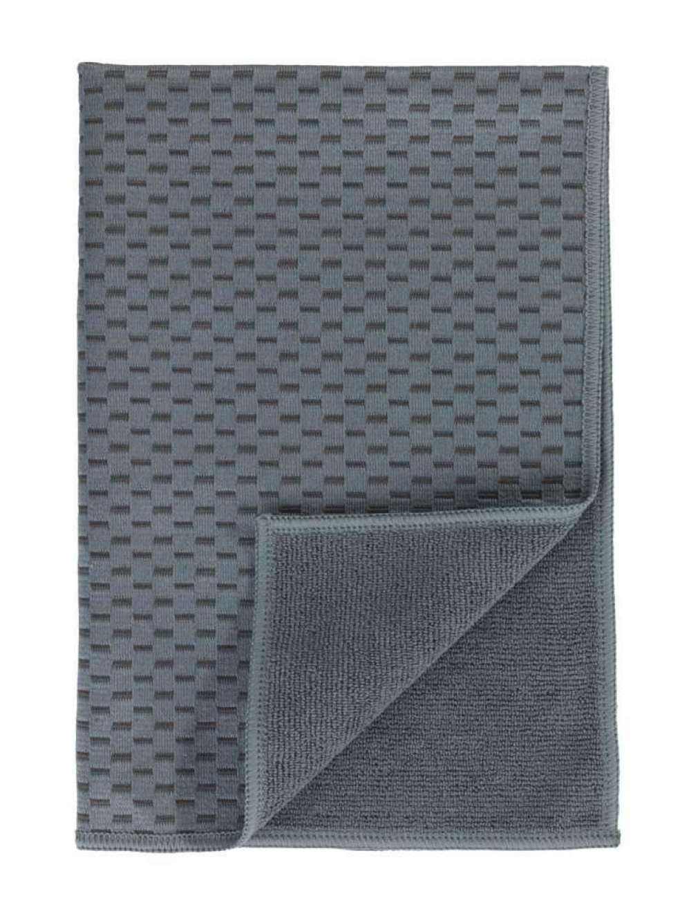 Teatowels for glass, Set of 2, MIKO GLASS TOWELS, 40 x H 60 cm, Grey / Turquoise in the group Storage / Cleaning and waste sorting / Cloths and brushes at SmartaSaker.se (40414)