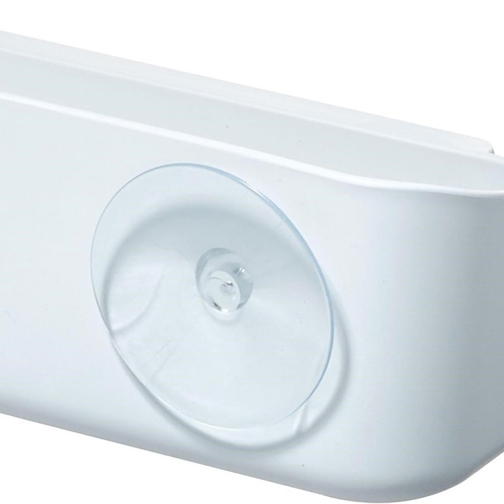 Sink tidy with Wash Cloth Holder, ID RPET SUCTION CADDY, 21,6 x 8,6 x H 6,7 cm, White in the group Storage / Kitchen storage / Dish racks and sink accessories at SmartaSaker.se (40416)