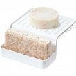 Sponge Holder, ID RPET DOUBLE SUCTION SINK CADDY, 13 x 16,2 x H 6,4 cm, White Sponge Holder, ID RPET DOUBLE SUCTION SINK CADDY, 13 x 16,2 x H 6,4 cm, White