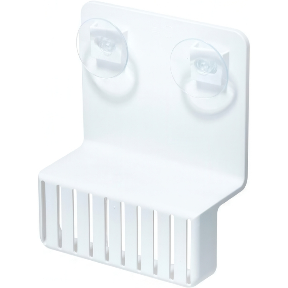 Sponge Holder, ID RPET DOUBLE SUCTION SINK CADDY, 13 x 16,2 x H 6,4 cm, White in the group Storage / Kitchen storage / Dish racks and sink accessories at SmartaSaker.se (40417)