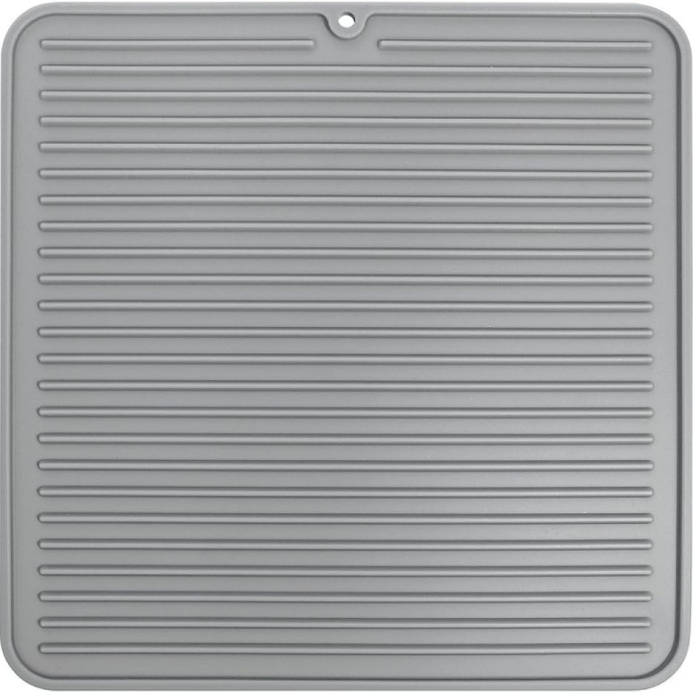 Draining Mat / Trivet, Small, SILICONE , 30,5 x 30,5 cm, Grey in the group Storage / Kitchen storage / Dish racks and sink accessories at SmartaSaker.se (40418)