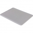 Draining Mat / Trivet, SILICONE , 31,5 x 40,5 cm, Grey