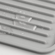 Draining Mat / Trivet, SILICONE , 31,5 x 40,5 cm, Grey