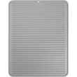 Draining Mat / Trivet, SILICONE , 31,5 x 40,5 cm, Grey