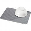Draining Mat / Trivet, SILICONE , 31,5 x 40,5 cm, Grey